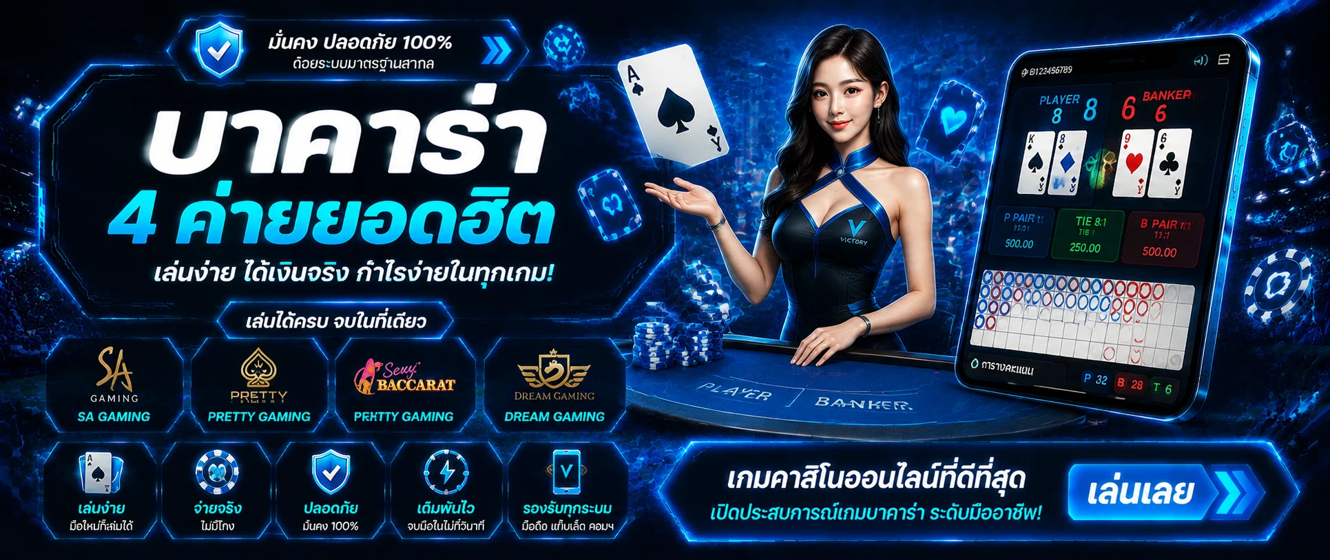 MAXSPORTZ คาสิโน ถ่ายทอดสดบาคาร่าและรูเล็ตจากค่ายชั้นนำ
